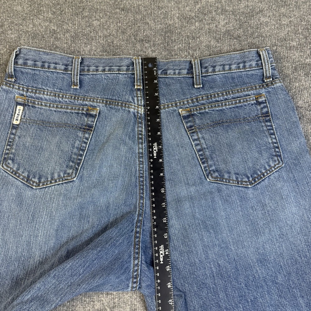 Cinch Jeans Mens 38x34 Blue Medium Wash Straight Leg Western Denim (40x34) - Picture 9 of 16